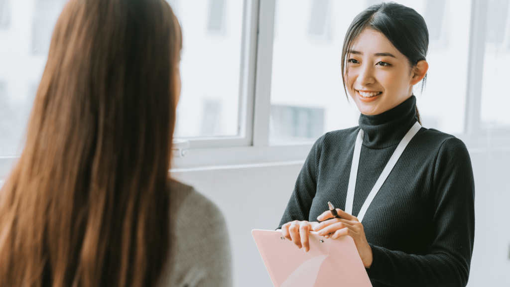 落ち着いて話ができるようになる